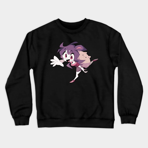 Bun and Run Crewneck Sweatshirt by StickyAndSleepy